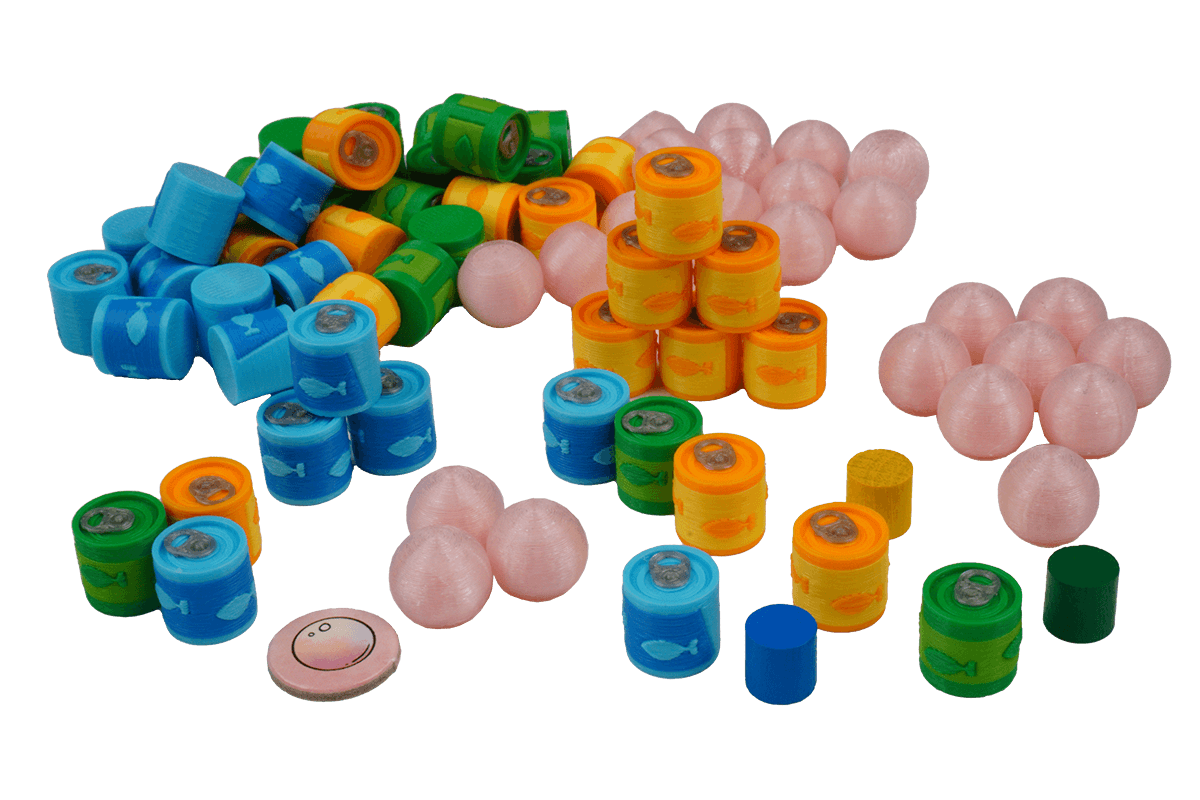 AQA-T-01 Tokens Aquaria boardgame Eurohell Design food pearl