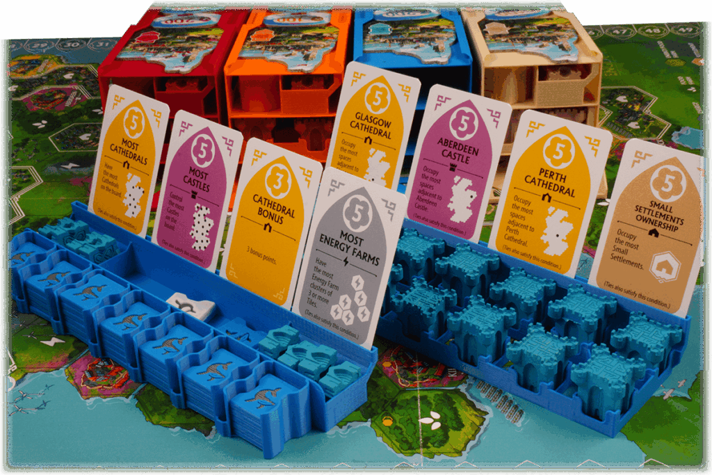 Eurohell Original Insert Rebirth boardgame cards player