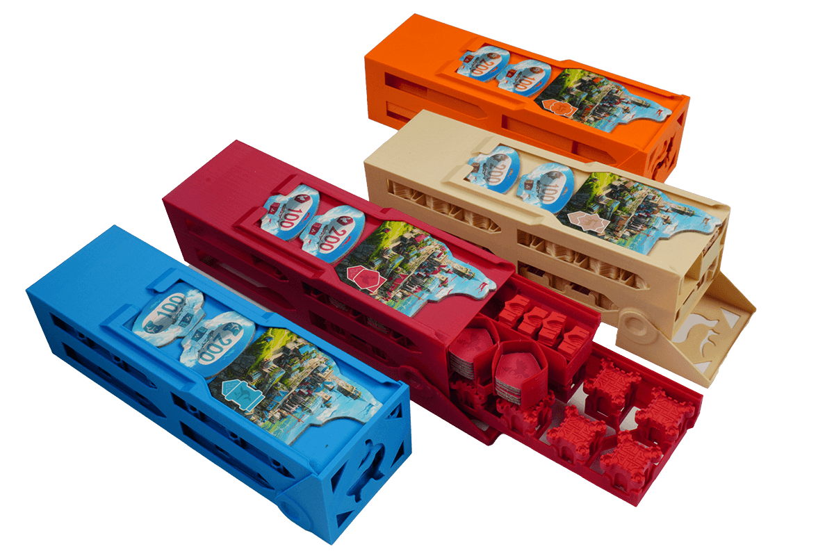 REB-I-01 Insert Rebirth Eurohell boardgame player closed