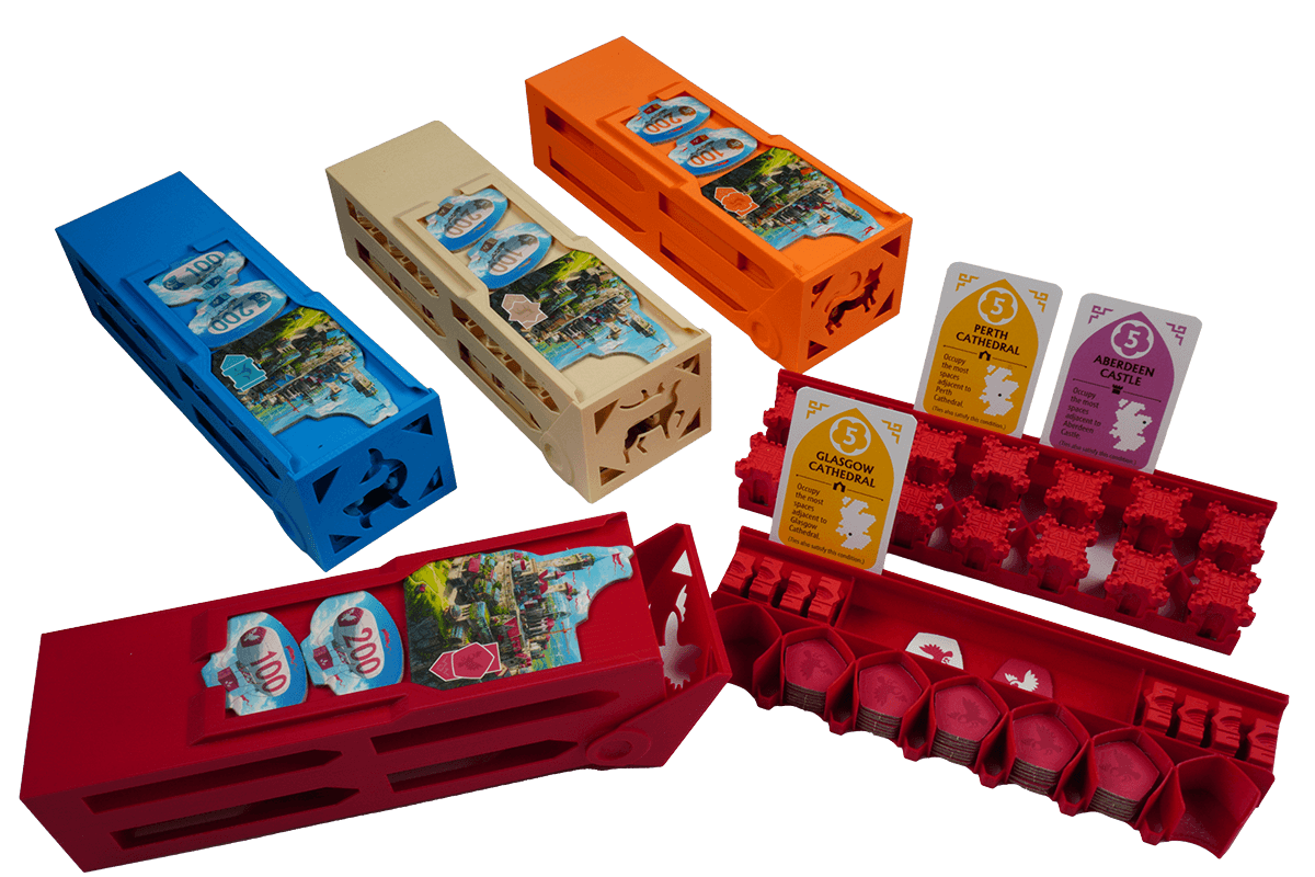 REB-I-01 Insert Rebirth Eurohell boardgame player open