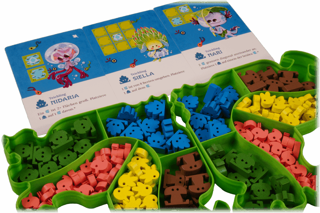 Eurohell Original Insert Under the Leaves boardgame figures