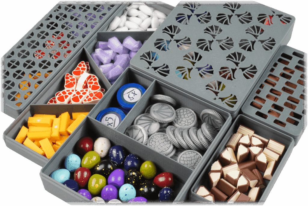 Eurohell Original Insert Wyrmspan Dragon Academy boardgame boxes