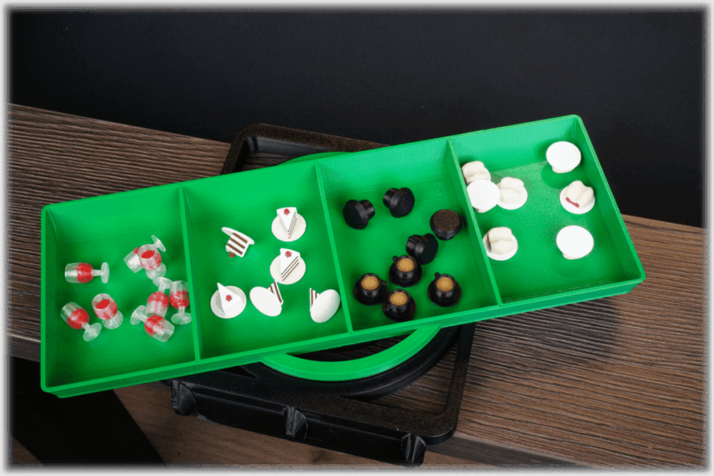 Hell stuff root + tray green top Eurohell Design + HÜNE