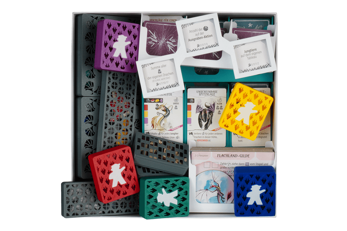 Insert Wyrmspan Dragon Academy Eurohell Design boardgame