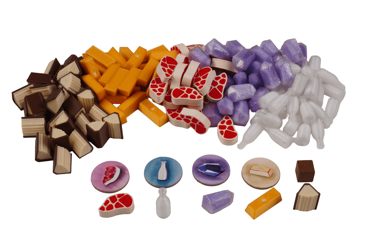 WYS-T-02 3D Tokens resources Wyrmspan Dragon Academy Eurohell boardgame